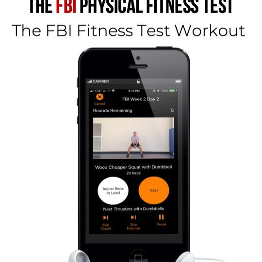The FBI Fitness Test Workout -- App Only -- ACE the FBI Physical Fitness Test