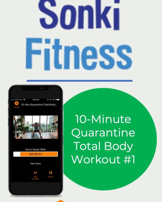 10-Min Quarantine Total Body Workout #1