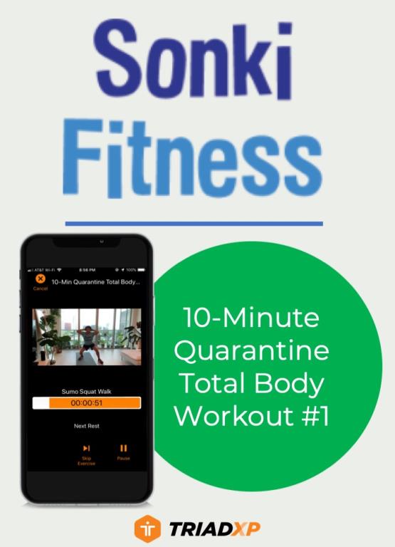 10-Min Quarantine Total Body Workout #1