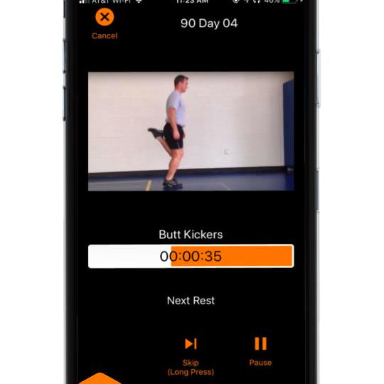 Stew Smith's 90 Day TriadXP Workout App - Voice & Video Cues Plus Performance Tracking