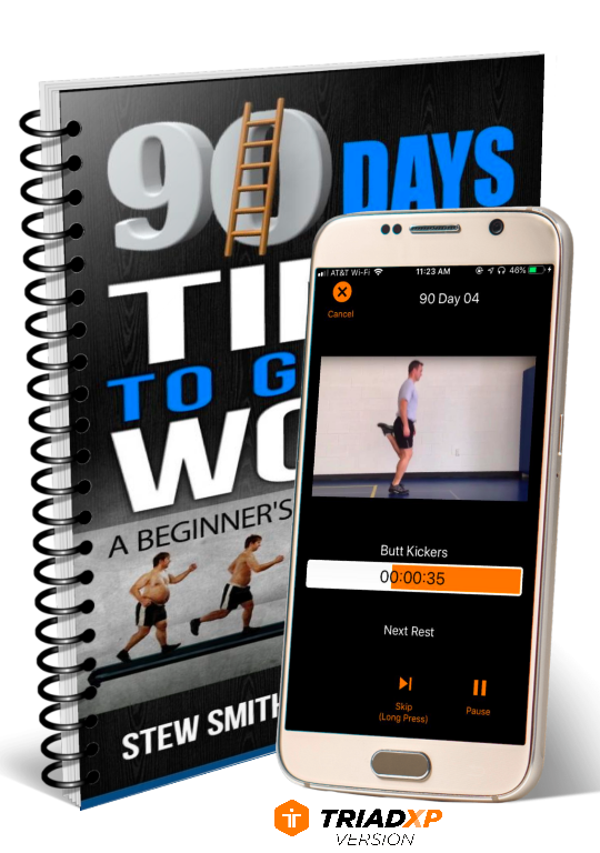 Stew Smith's 90 Day TriadXP Workout App - Voice & Video Cues Plus Performance Tracking