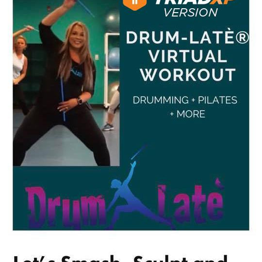 Drum Late'® 45 minute Cardio Drumming Fitness