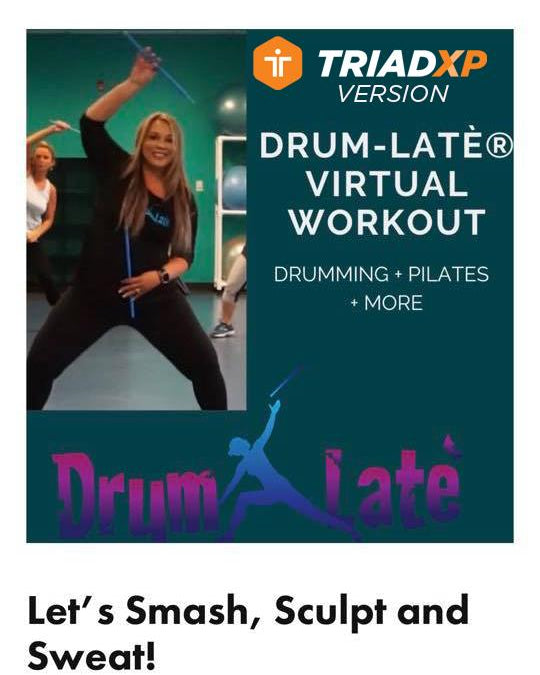 Drum Late'® 45 minute Cardio Drumming Fitness