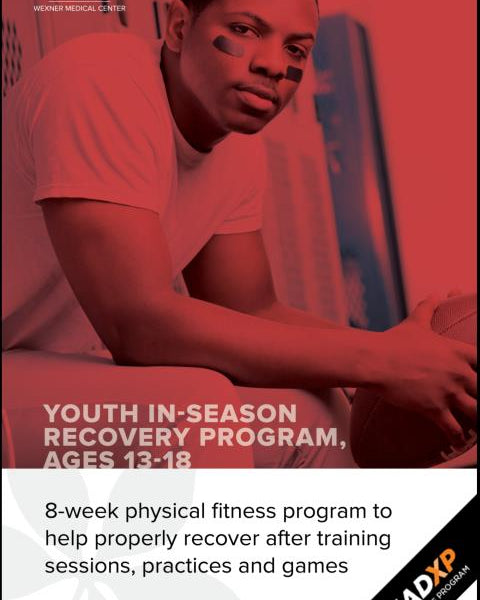 Youth In-Season Recovery Program. Ages 13 - 18