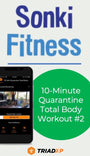 10-Min Quarantine Total Body Workout #2