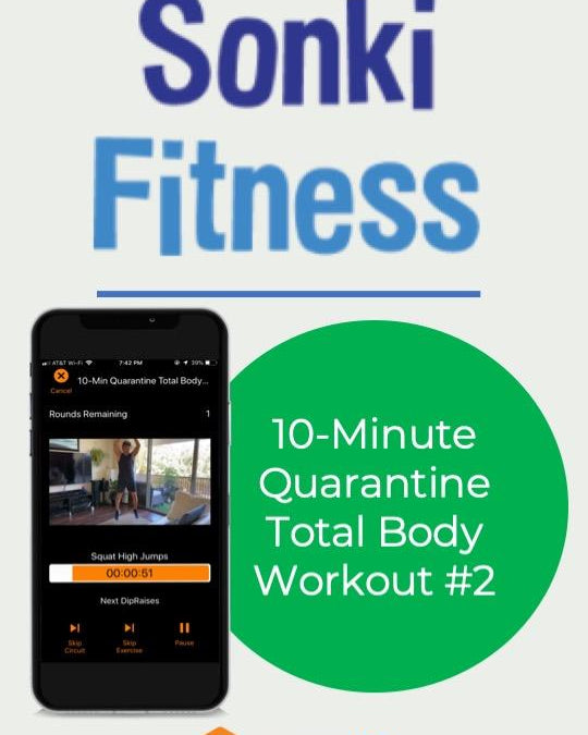 10-Min Quarantine Total Body Workout #2