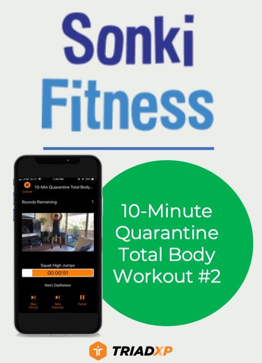 10-Min Quarantine Total Body Workout #2