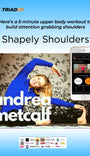 Shapely Shoulders: 5-Minute Upper Body Workout to Build Attention Grabbing Shoulders!