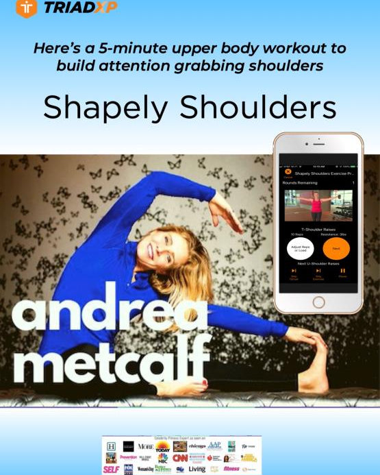 Shapely Shoulders: 5-Minute Upper Body Workout to Build Attention Grabbing Shoulders!